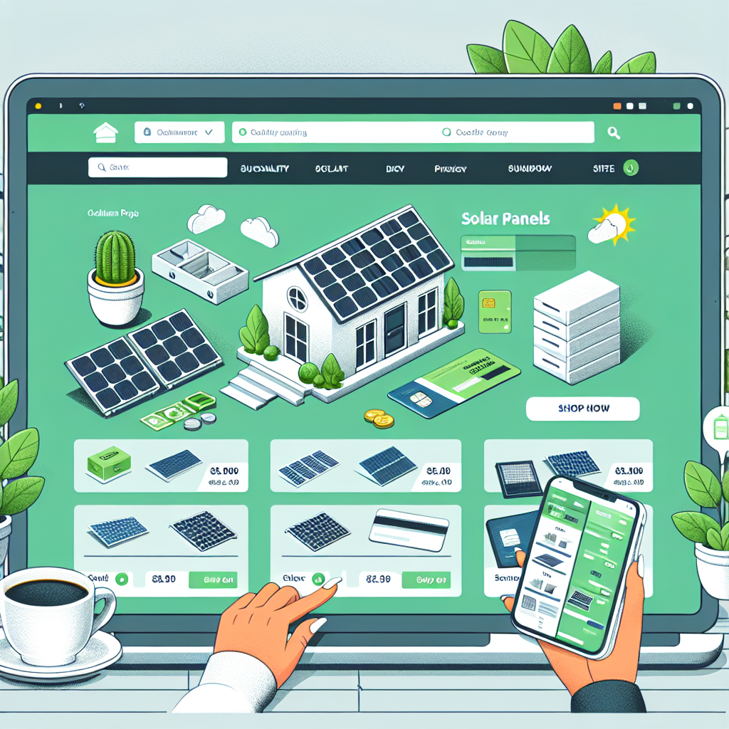 Convenience at Your Fingertips: Buying Solar Panels Online