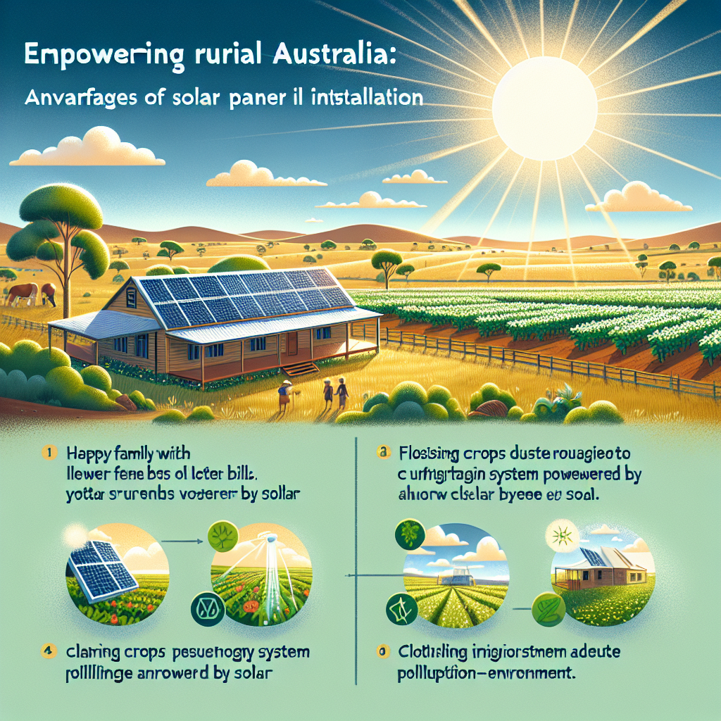 Empowering Rural Australia: Advantages of Solar Panel Installation